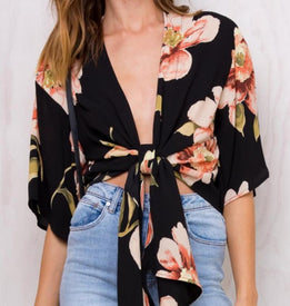 Deep V Neck Boho