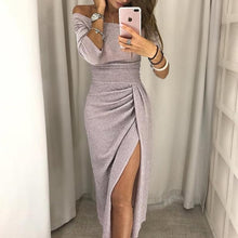 Load image into Gallery viewer, Sexy Off Shoulder Party Dress