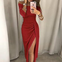 Load image into Gallery viewer, Sexy Off Shoulder Party Dress